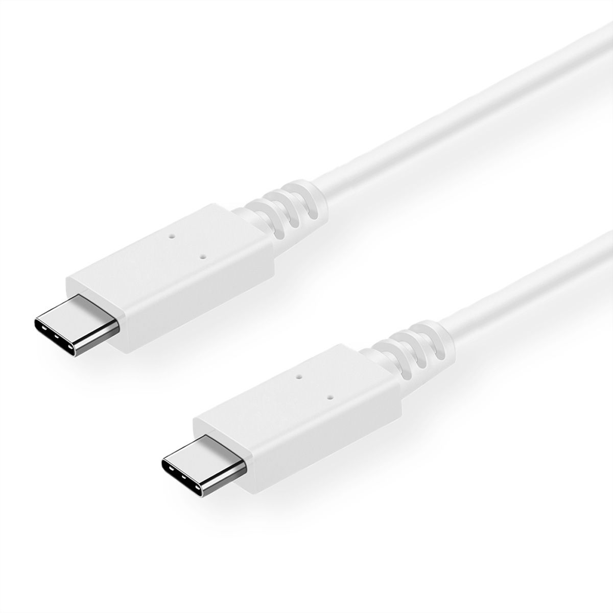 VALUE USB 3.2 Gen 2 Kabel, C-C, ST/ST, 10Gbit/s, Emark, 100W, weiß, 0,5 m -  SECOMP Electronic Components GmbH