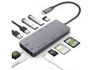 EXSYS EX-1221HM USB 3.2 Gen1 C-HUB 11 Ports für Notebook, Matebook und MacBook