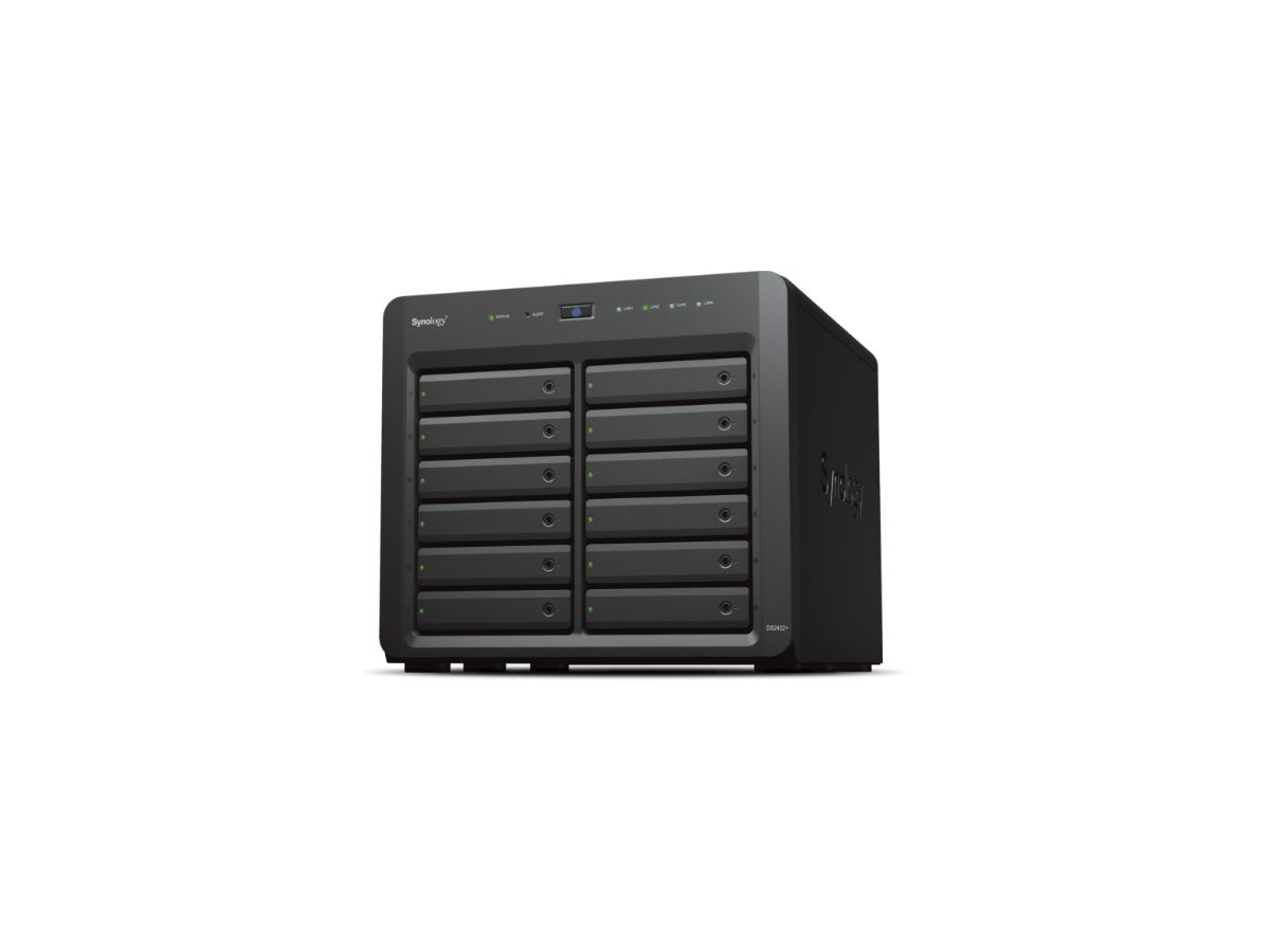 Synology DiskStation DS2422+ NAS & Speicherserver Tower Eingebauter Ethernet-Anschluss Schwarz V1500B