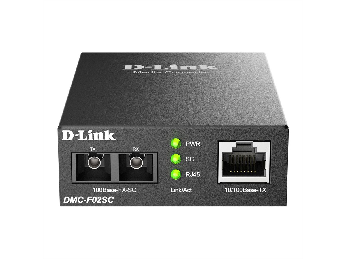 D-Link Ethernet Konverter DMC-F02SC/E, Fast