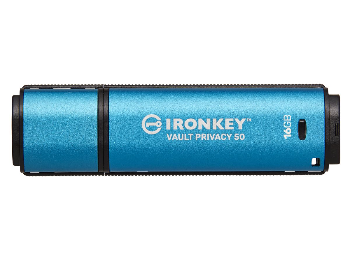 Kingston Technology IronKey 16GB Vault Privacy 50 AES-256 verschlüsselter, FIPS 197