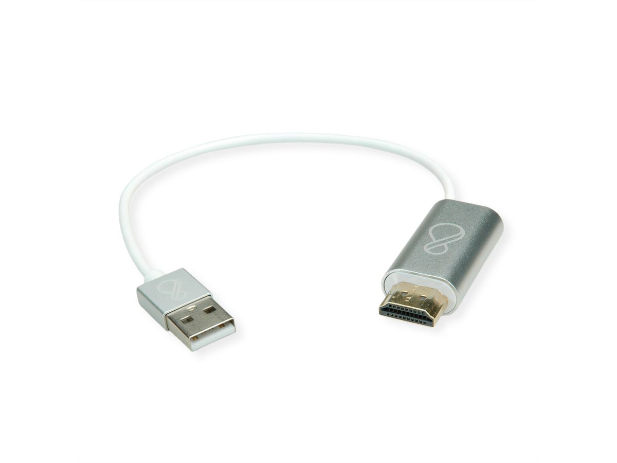 BACHMANN Ochno Adapter HDMI zu USB-C und USB-A