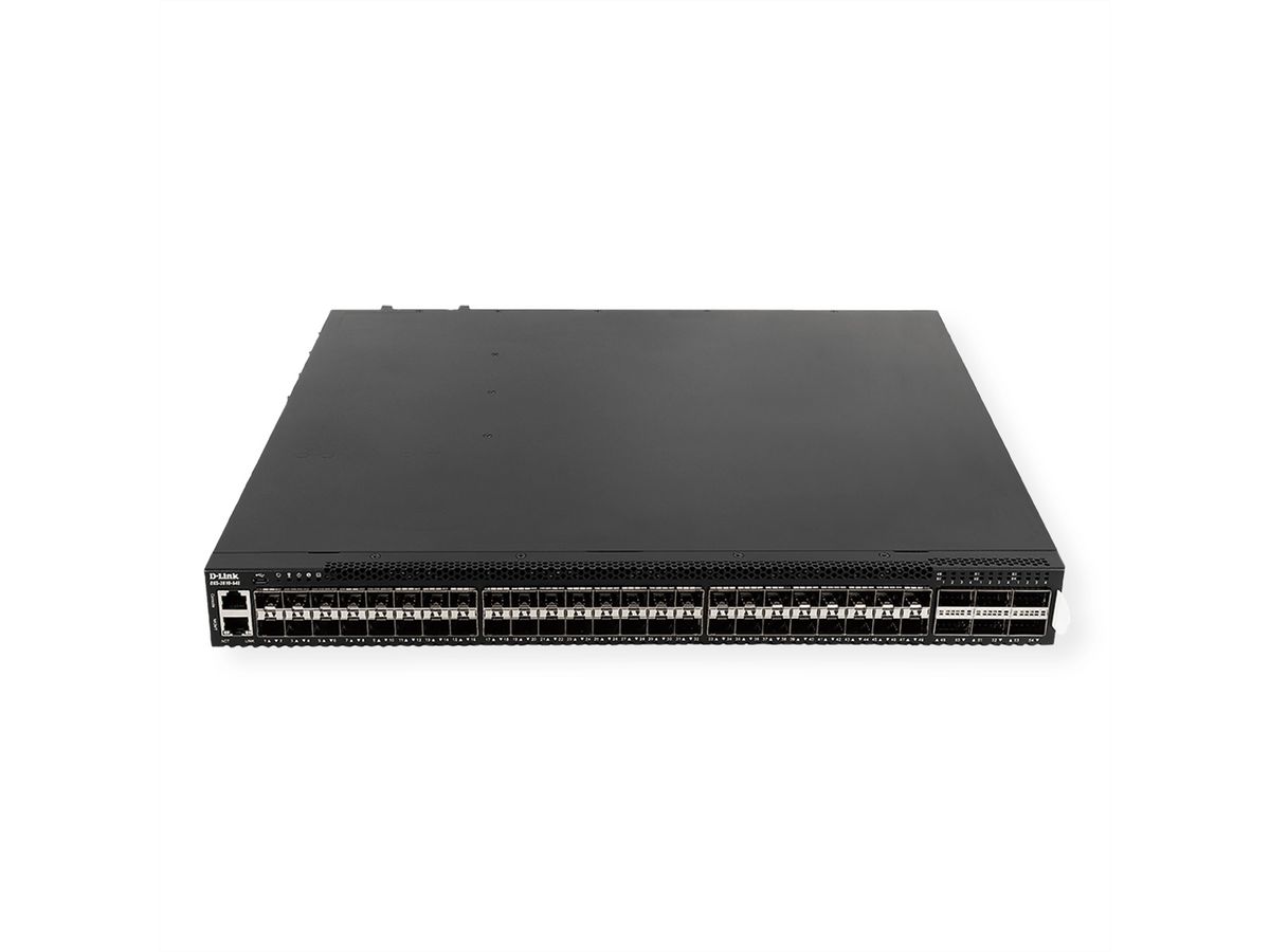 D-Link DXS-3610-54S/SI/E 48x 1/10GbE SFP/SFP+ Ports, 6x 40/100GbE QSFP+/QSFP28 Ports L3 Stackable 10G Managed Switch