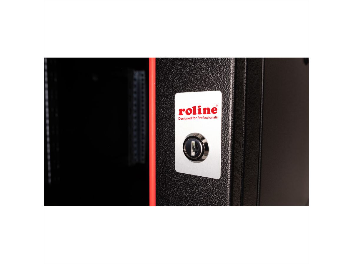 ROLINE 19-Zoll Wandgehäuse Pro  7 HE, 600x600 BxT schwarz