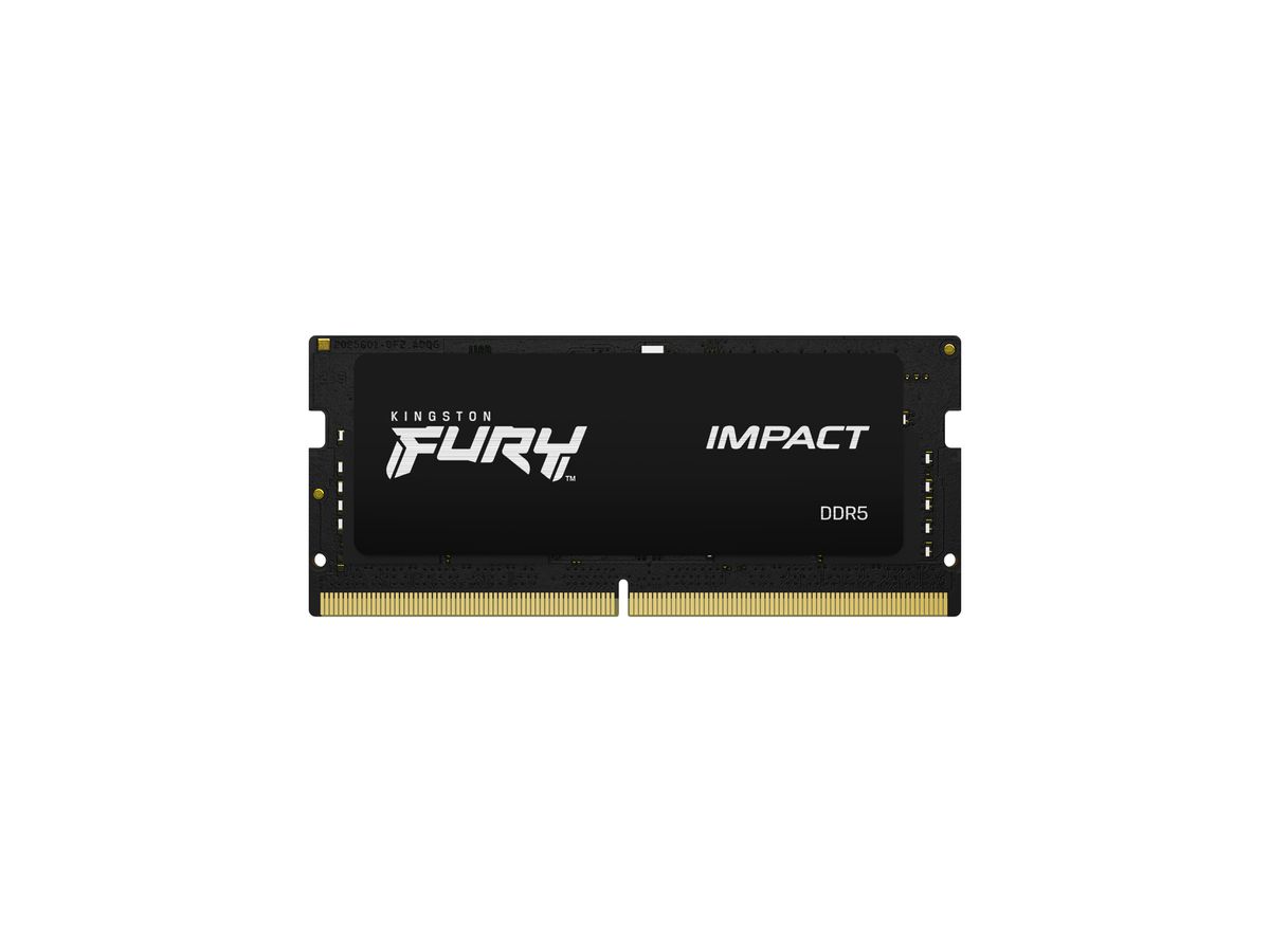 Kingston Technology FURY 16GB 6000MT/s DDR5 CL38 SODIMM Impact XMP