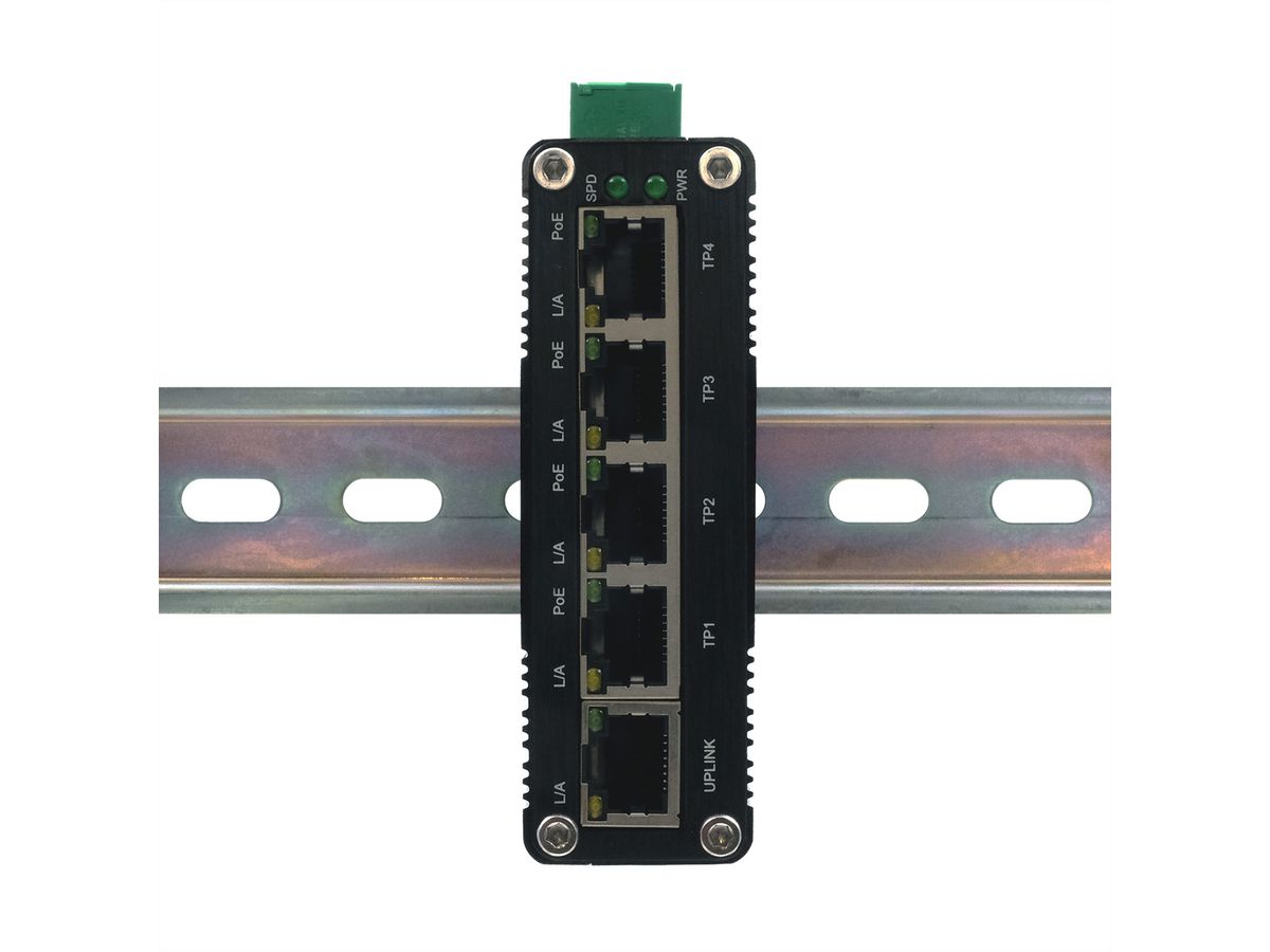 EXSYS EX-62020PoE 5-Port Industrie Ethernet Switch PoE
