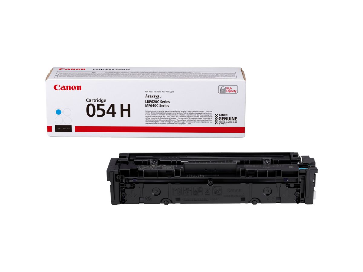 Canon 054 H High Yield Toner-Cartridge, Cyan