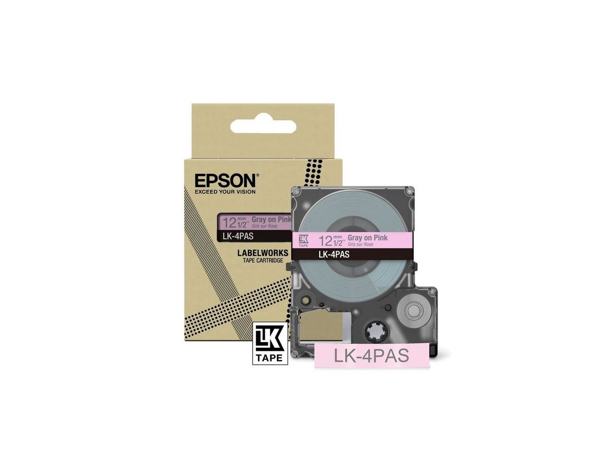 Epson LK-4PAS Grau, Pink