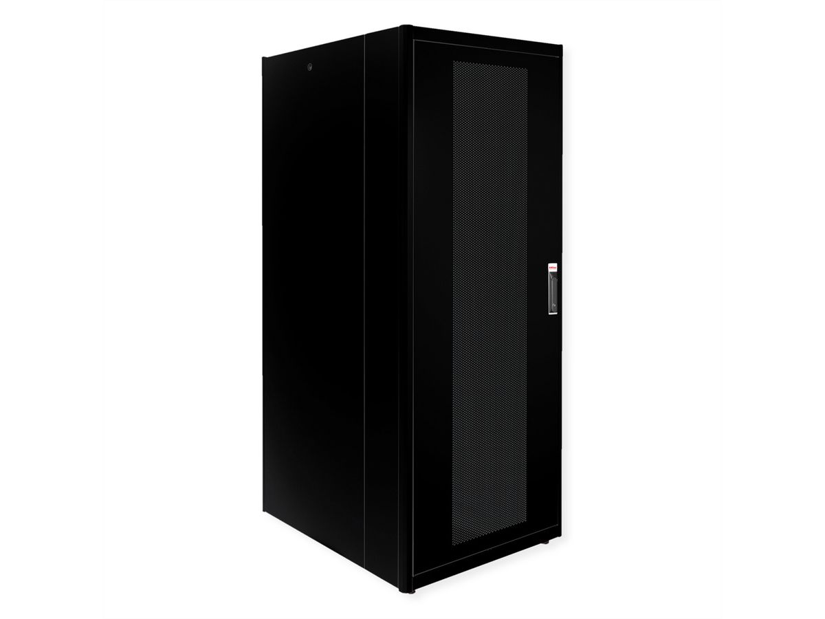 ROLINE 19-Zoll Serverschrank Basic 42 HE, 800x1000 BxT perforiert schwarz