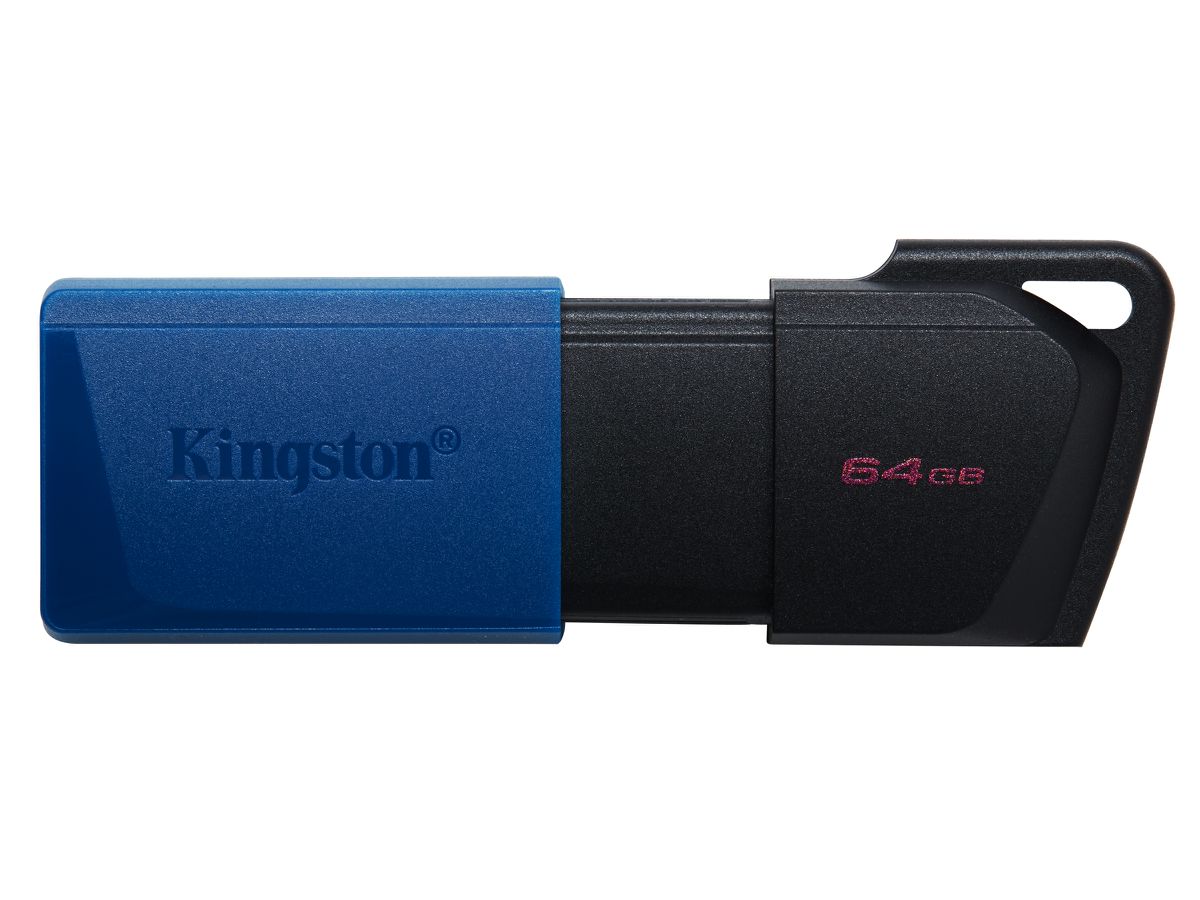 Kingston Technology DataTraveler 64GB USB3.2 Gen 1 Exodia M (Schwarz + Blau) - 2 Pieces