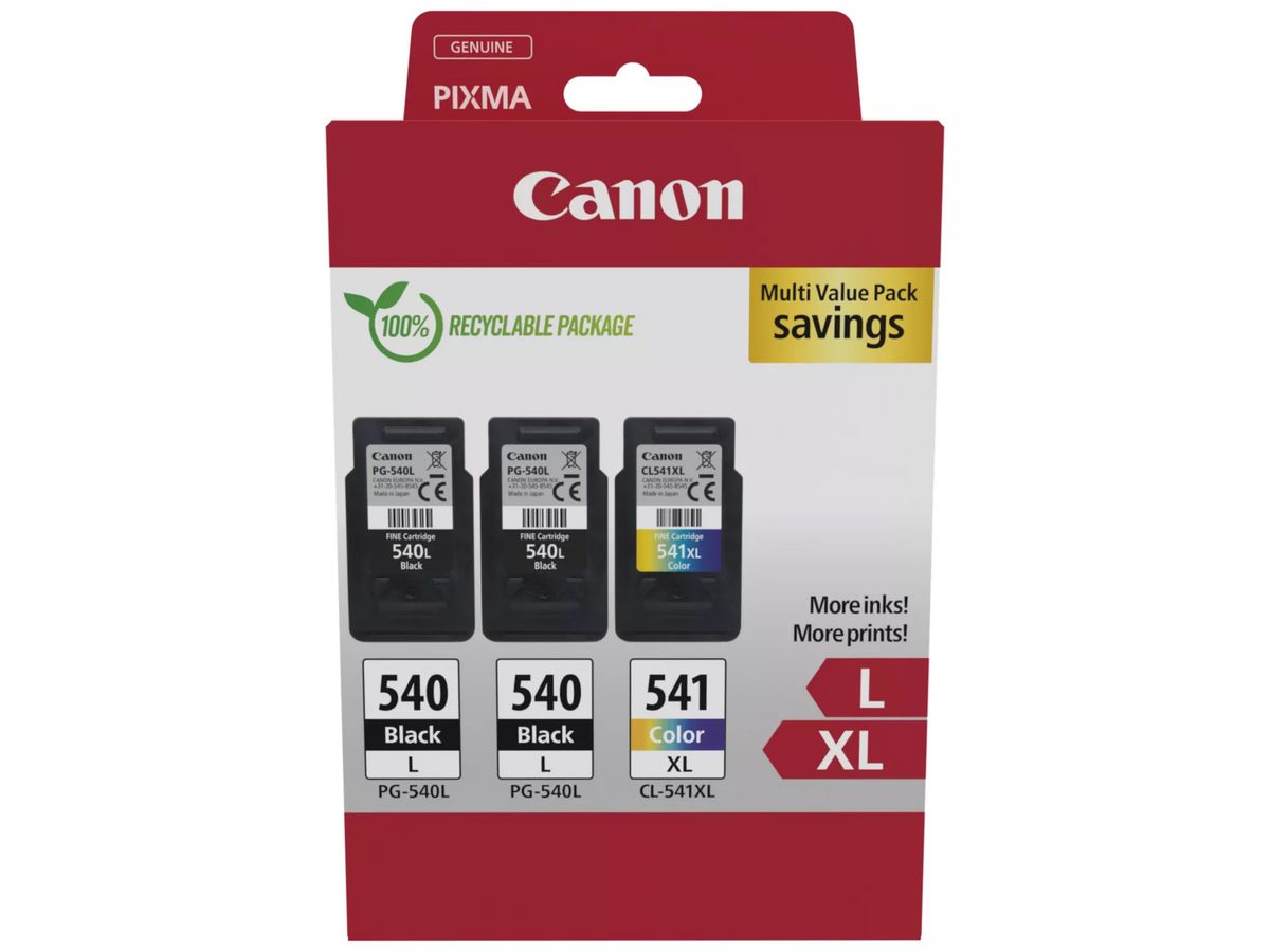 Canon PG-540L x2/CL-541XL Triple Pack