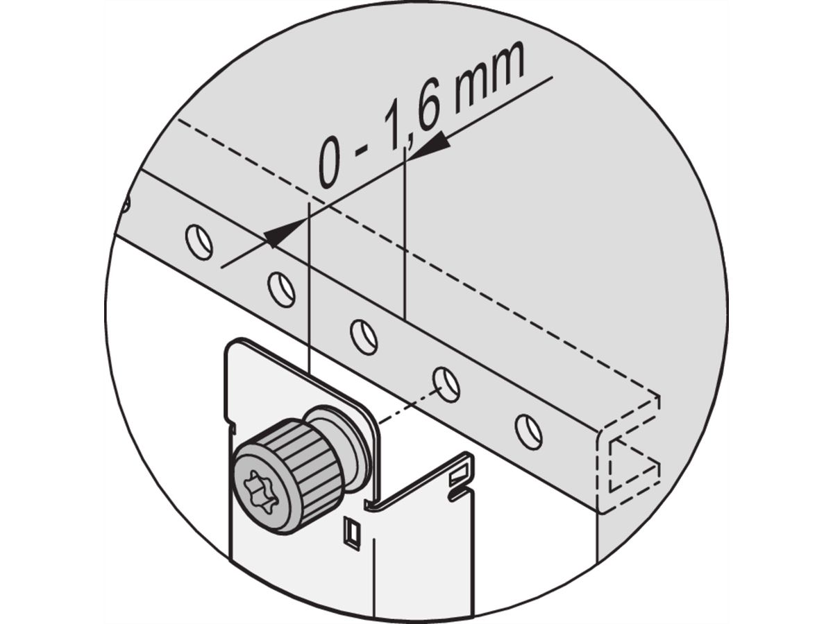 SCHROFF Modul mit Pull-Griff-Mechanik, Ruggedized - AMC MODUL C D RUG