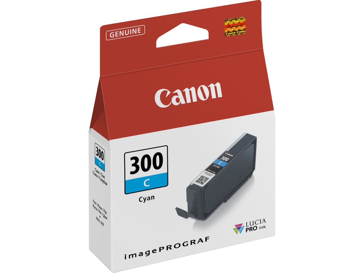 Canon PFI-300C Tinte Cyan