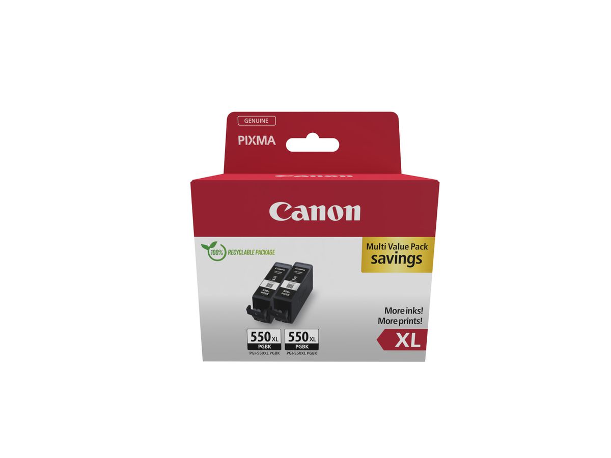 Canon PGI-550XL BK Twin Pack