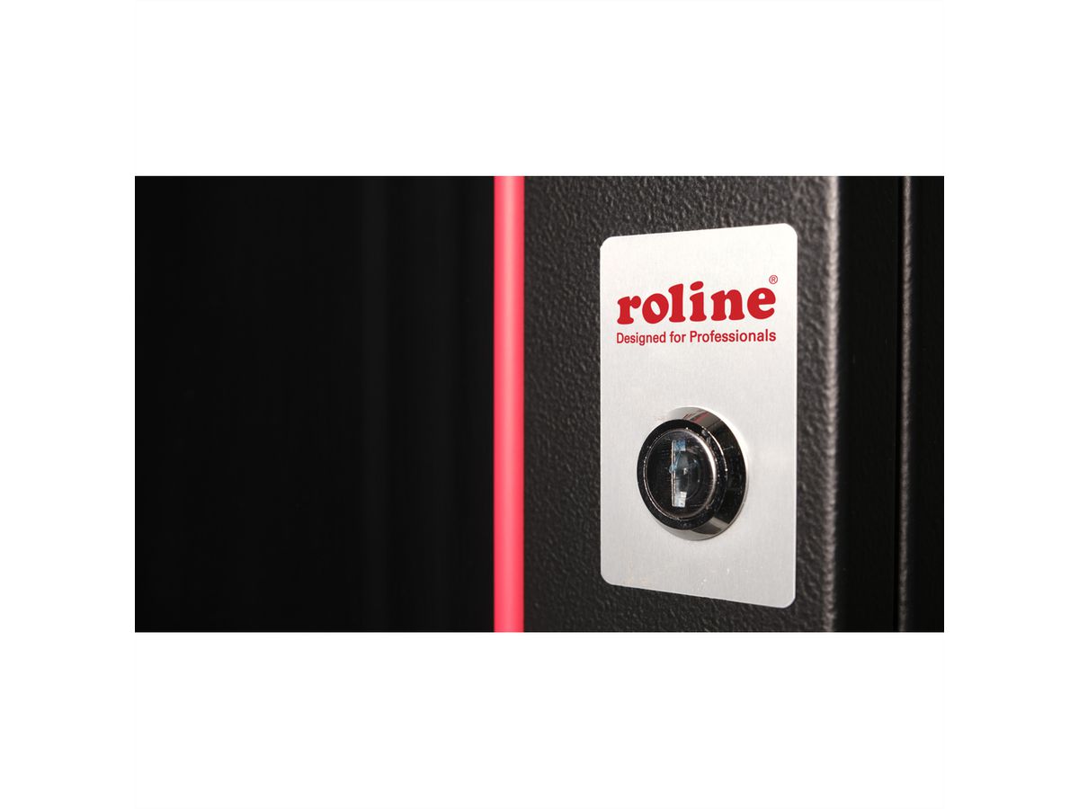 ROLINE 19-Zoll Wandgehäuse Pro  16 HE, 600x450 BxT schwarz
