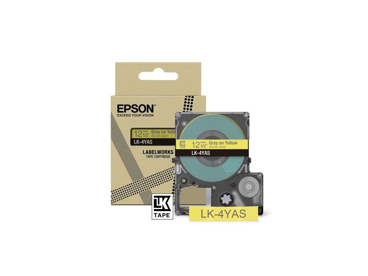 Epson LK-4YAS Grau, Gelb
