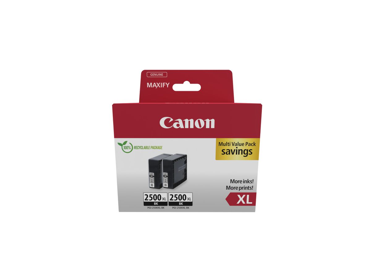 Canon PGI-2500XL BK Twin Pack